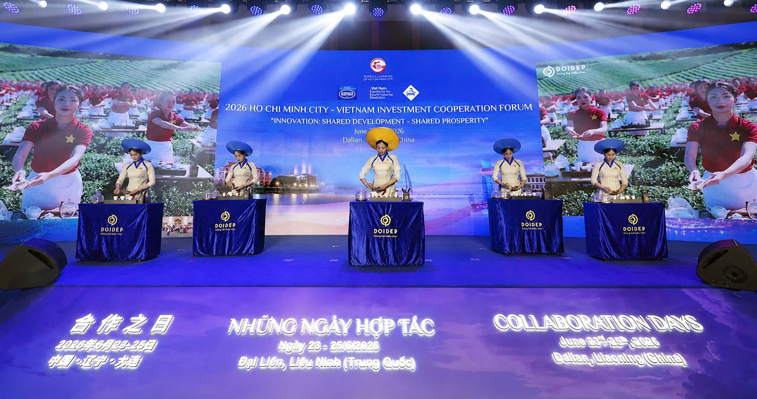 "Sức mạnh mềm" từ không gian văn hoá trà của hệ sinh thái thương hiệu DOIDEP bên lề hội nghị kinh tế toàn cầu